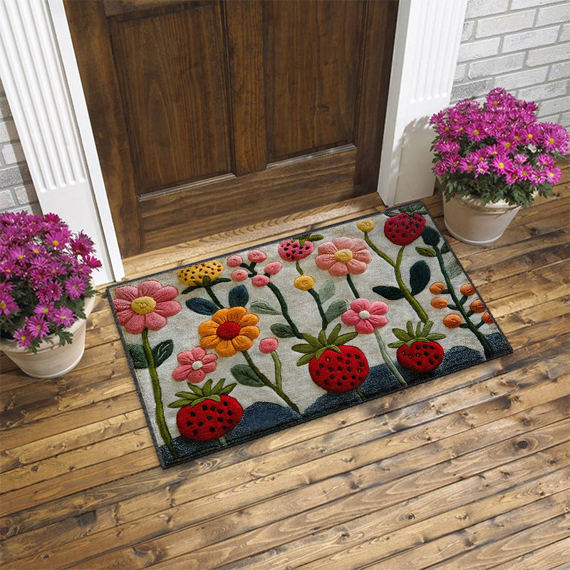 Leaf Design Outdoor Entrance Mat Kalsten
