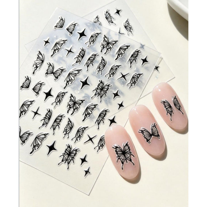 Colorful Butterfly Nail Art Stickers