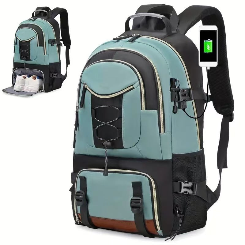 Versatile Travel Rolling Backpack