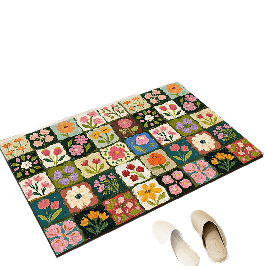 Floral Patterned Indoor Area Rug Kalsten