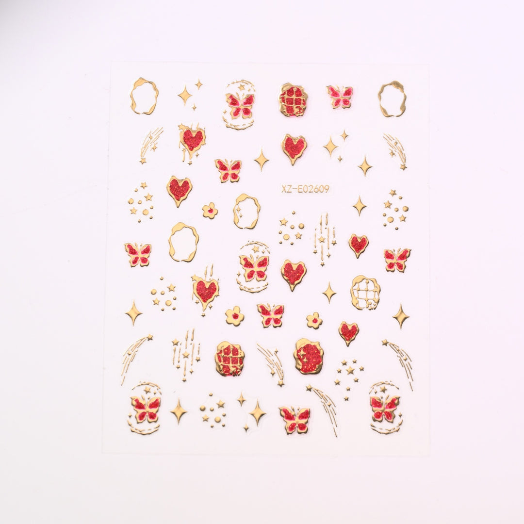 Cute Love-Themed Nail Art Charms