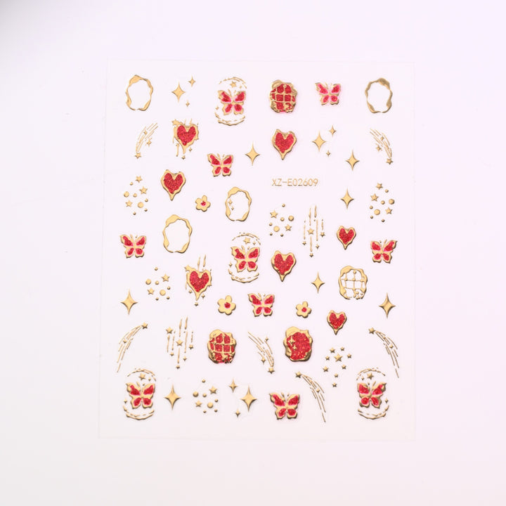 Cute Love-Themed Nail Art Charms