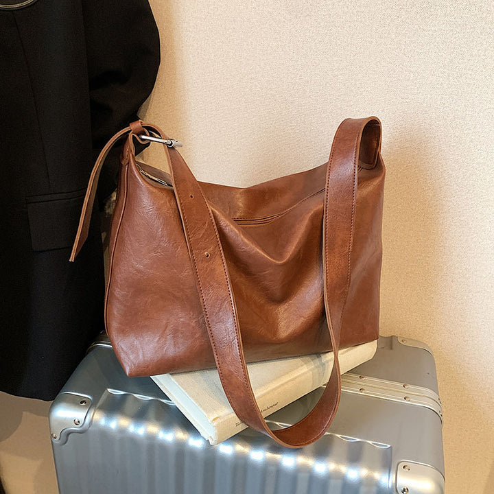 Slouchy Leather Tote Bag