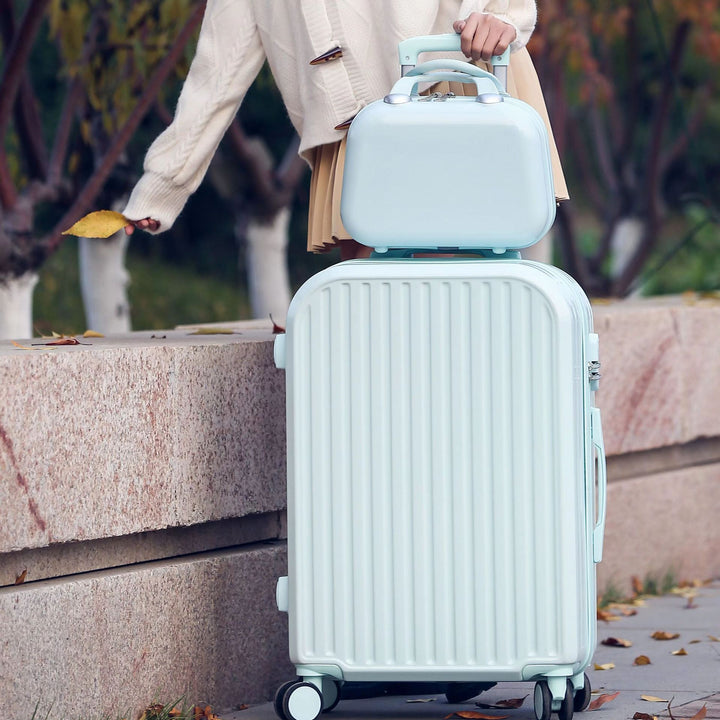 Women's Stylish Dual-Compartment Rolling Luggage Kalsten
