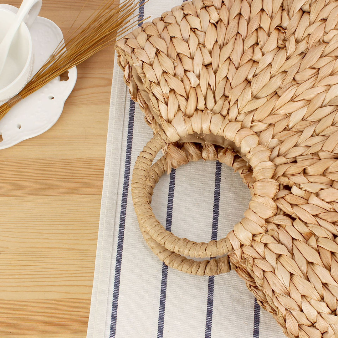 Handbag in Modern Basket Weave Pattern Kalsten