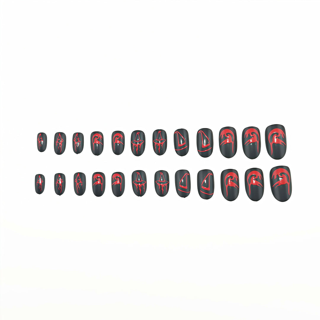 Creative Halloween-themed art nails Kalsten