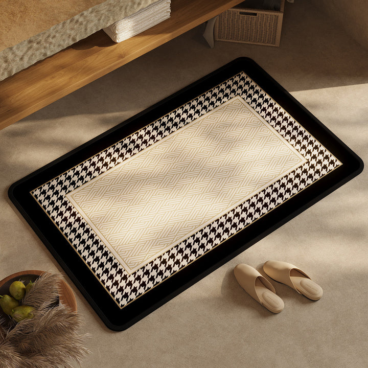 Chic Geometric Design Bath Mat Kalsten