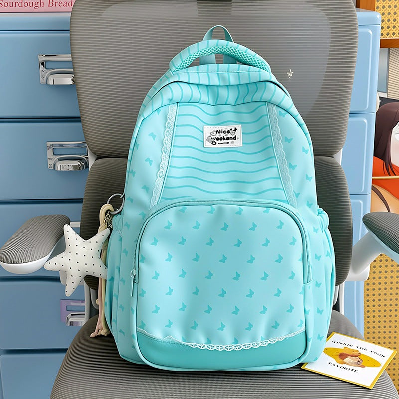 Playful Butterfly-Themed School Backpack Kalsten