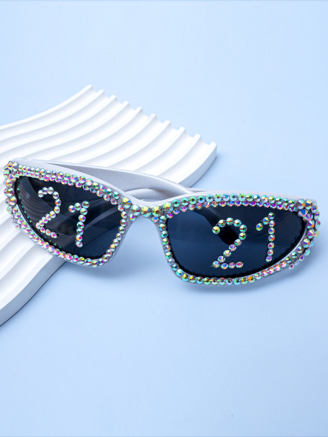 Statement Swarovski Crystal Embellished Sunglasses Kalsten