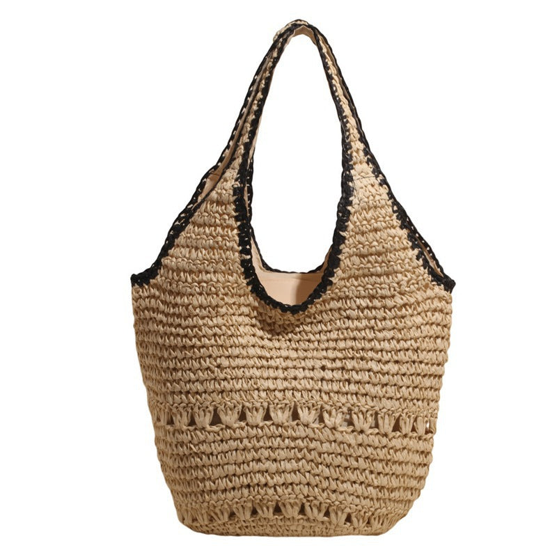 Braided tote bag with unique structure Kalsten