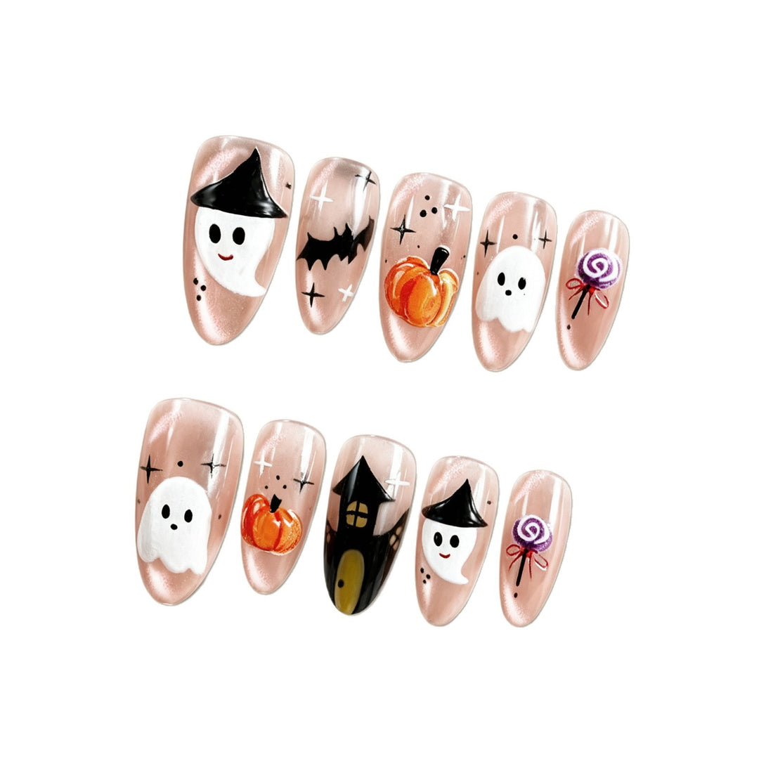 Creative Halloween Art Nail Set Kalsten