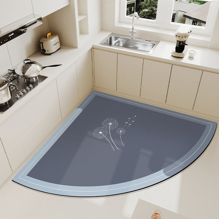 Heart-Shaped Kitchen Mat