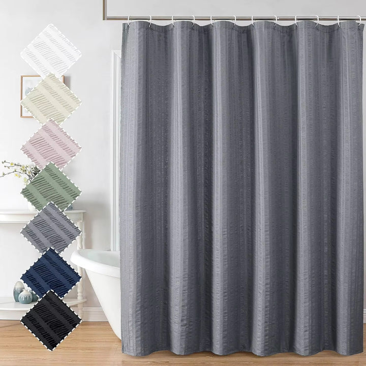 Premium Textured Shower Curtain Kalsten