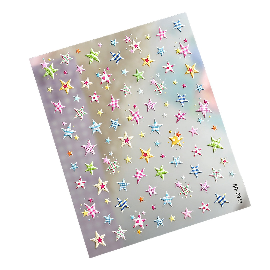 Decorative Star Nail Art Stickers