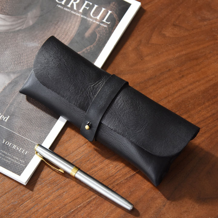 Vintage Leather Pencil Case