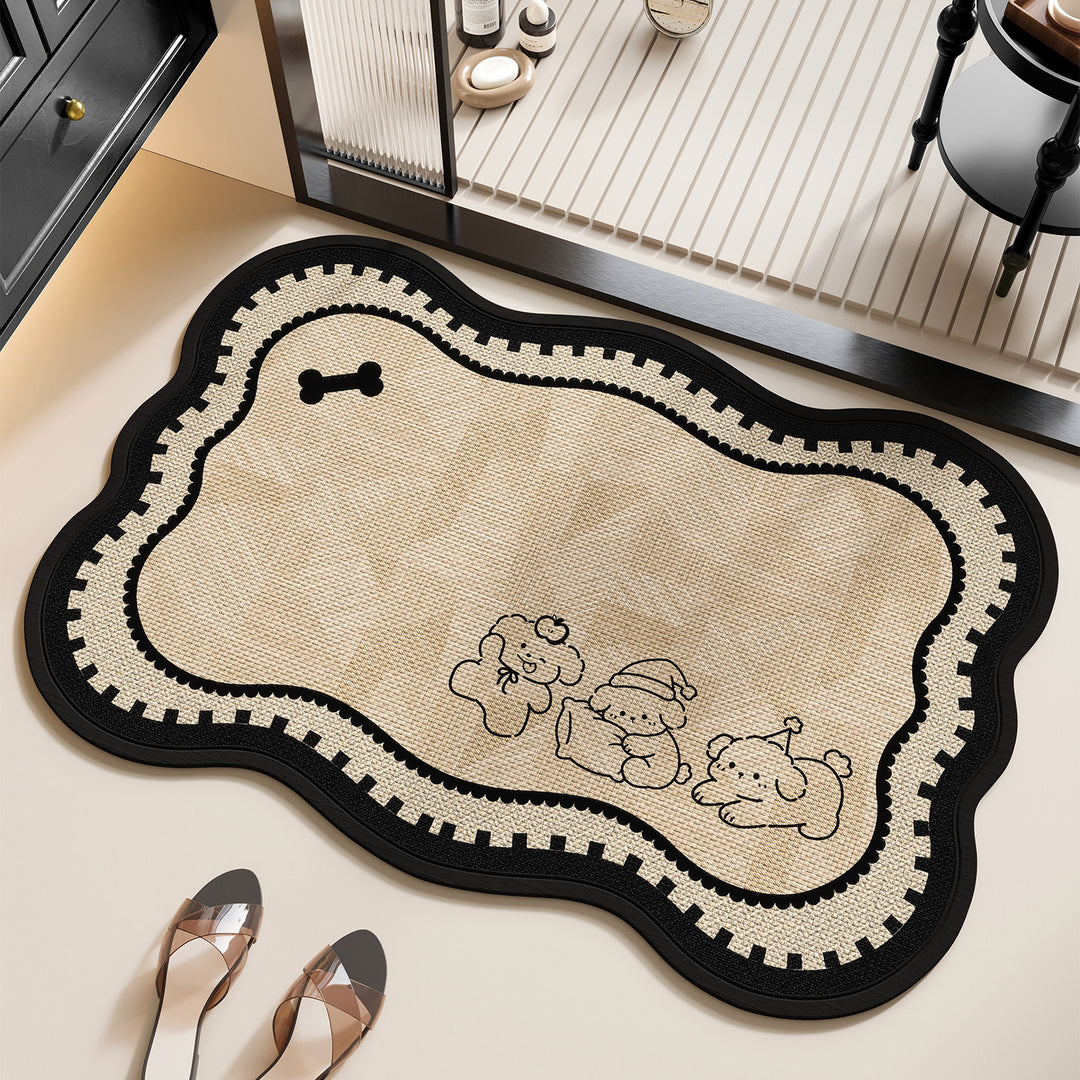 Pet-Themed Bath Mat Kalsten