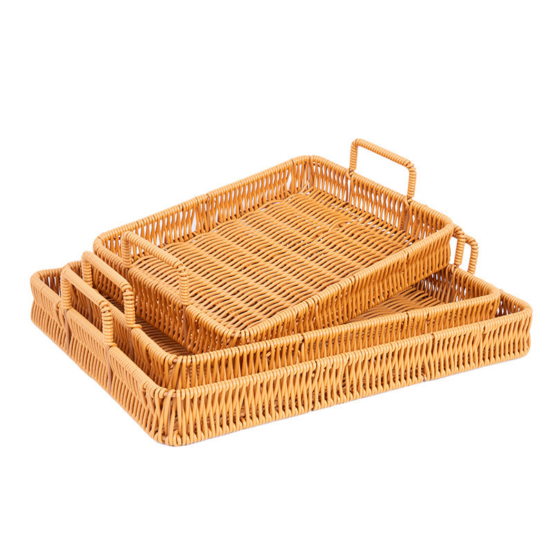Handwoven Serving Tray Kalsten
