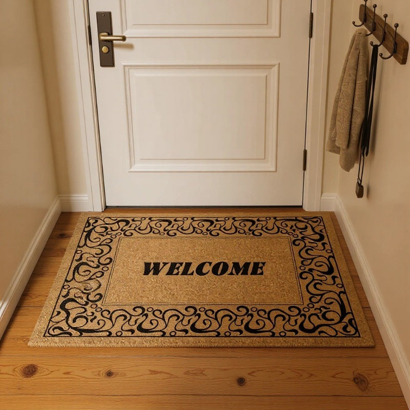 Half-Circle Coir Door Mat