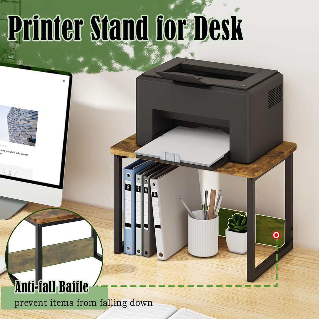 Printer stand with open shelving units Kalsten