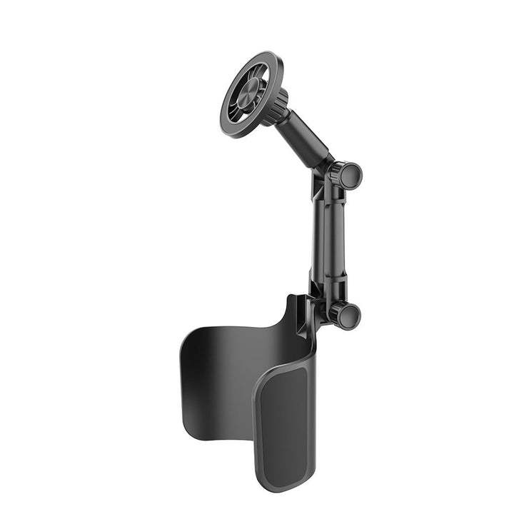 Adjustable car headrest tablet and smartphone holder with telescopic support arm and anti slip cradle Kalsten