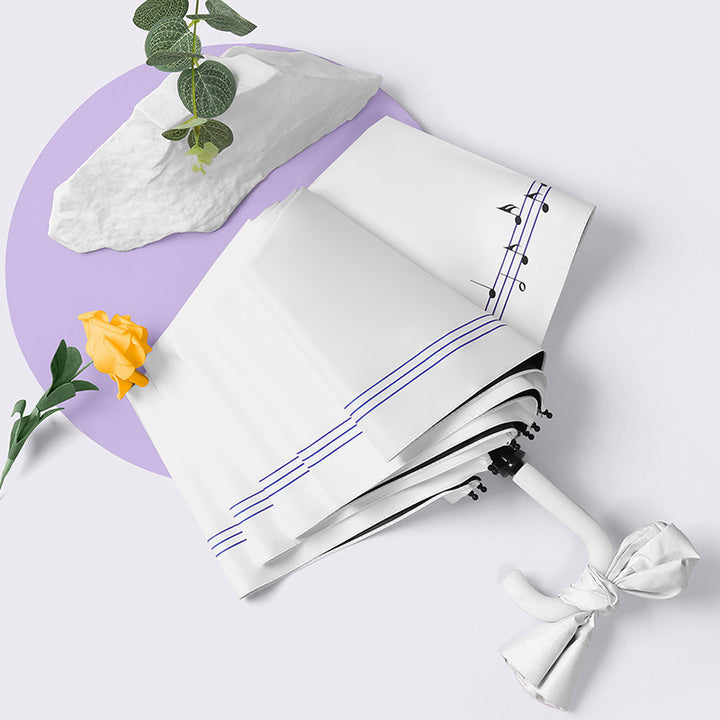 Ladies elegant and creative folding umbrella with heart design Kalsten