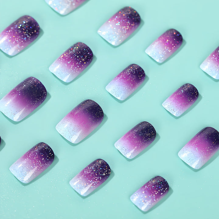 Acrylic nails with luxurious ombre effect Kalsten