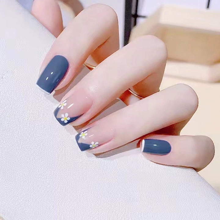 Floral Design Press-On Nails