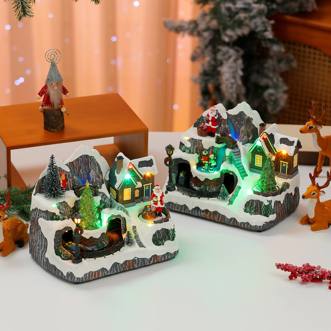 LED Illuminated Christmas Village Decoration Kalsten