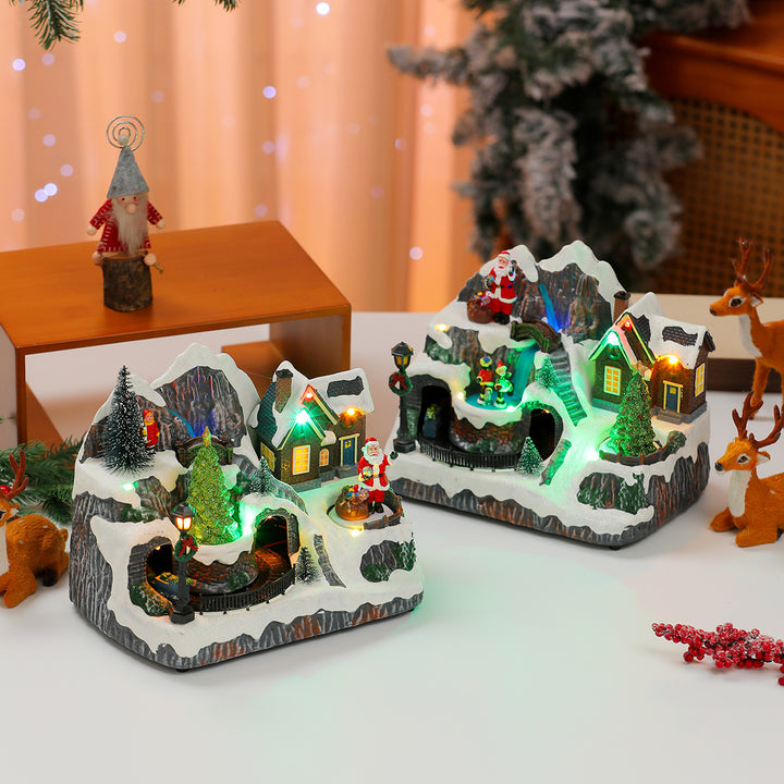 LED Illuminated Christmas Village Decoration Kalsten