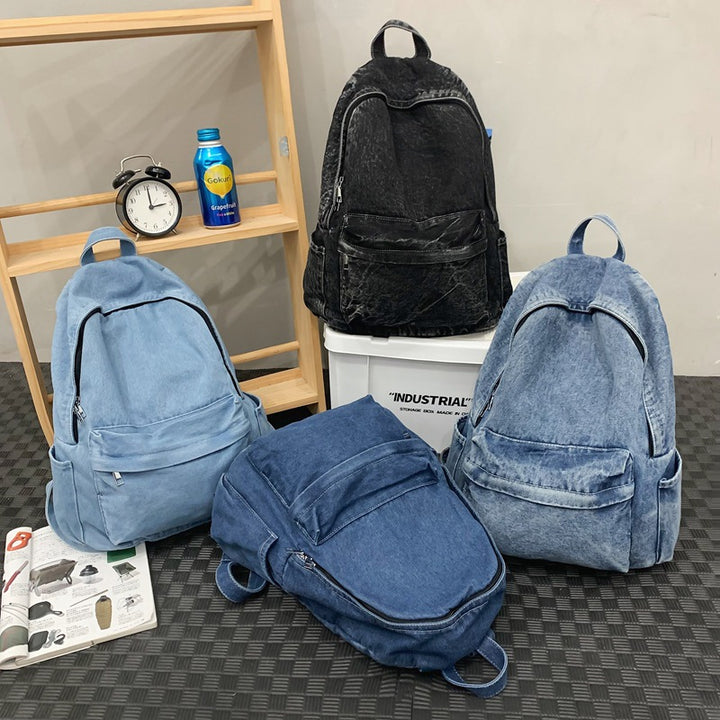 Stylish Casual Denim Backpack Kalsten