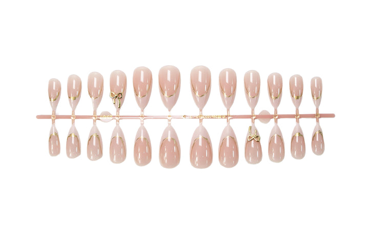 Acrylic nail set with luxurious tips and glamorous accents Kalsten