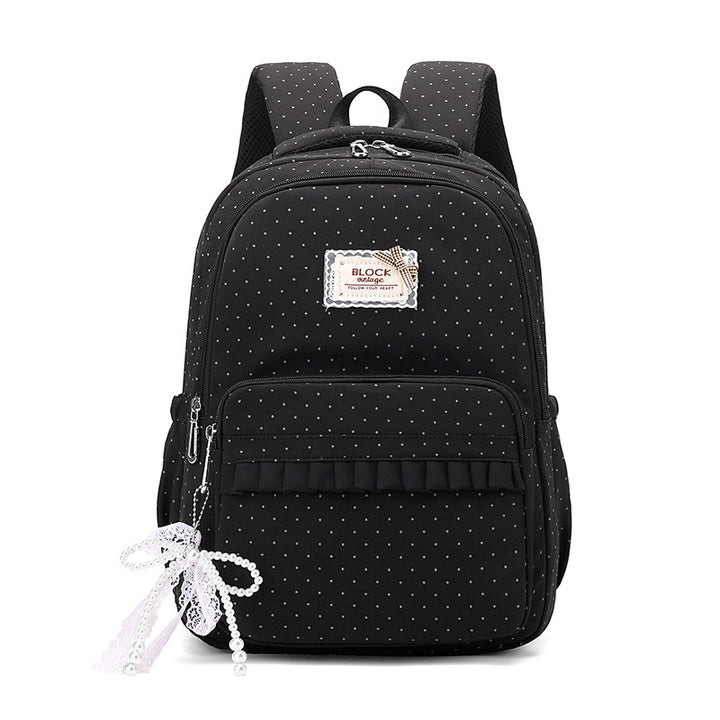 Decorative Polka Dot Backpack Kalsten