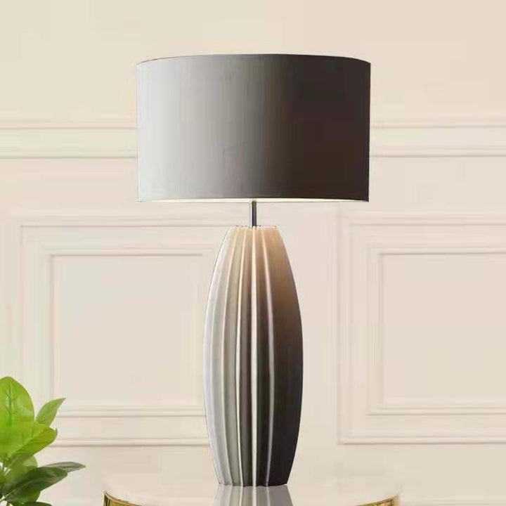 Textured Sculptural Table Lamp