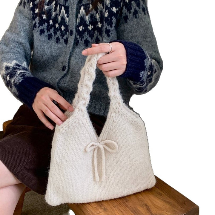 Cozy Knit Tote Bag Kalsten