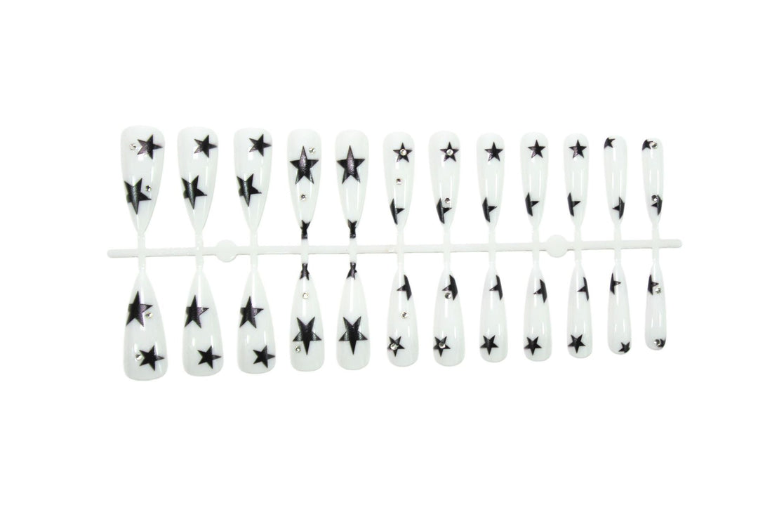 Stylish star design fake nails Kalsten