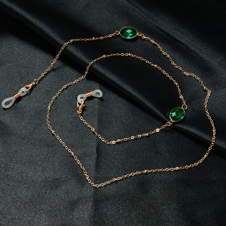 Elegant Gemstone-Embellished Eyewear Holder kalsten
