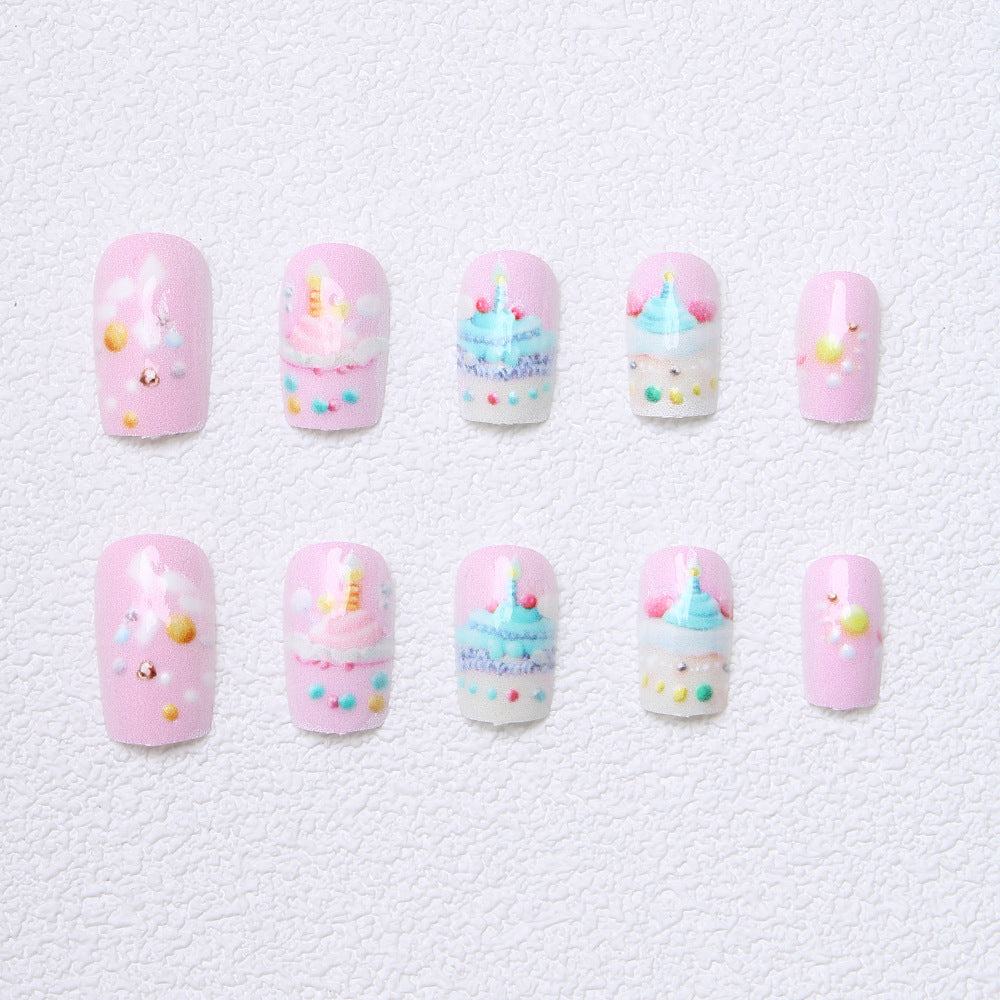 Celebration-Themed Press-On Nails Kalsten