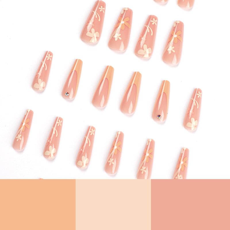 Artistic Nail Art with Floral and Creative Design Kalsten