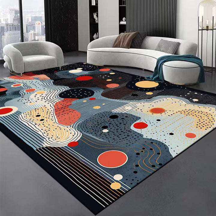 Abstract Swirl Area Rug Kalsten