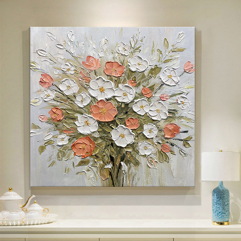 Floral Bouquet Canvas Artwork for Interiors