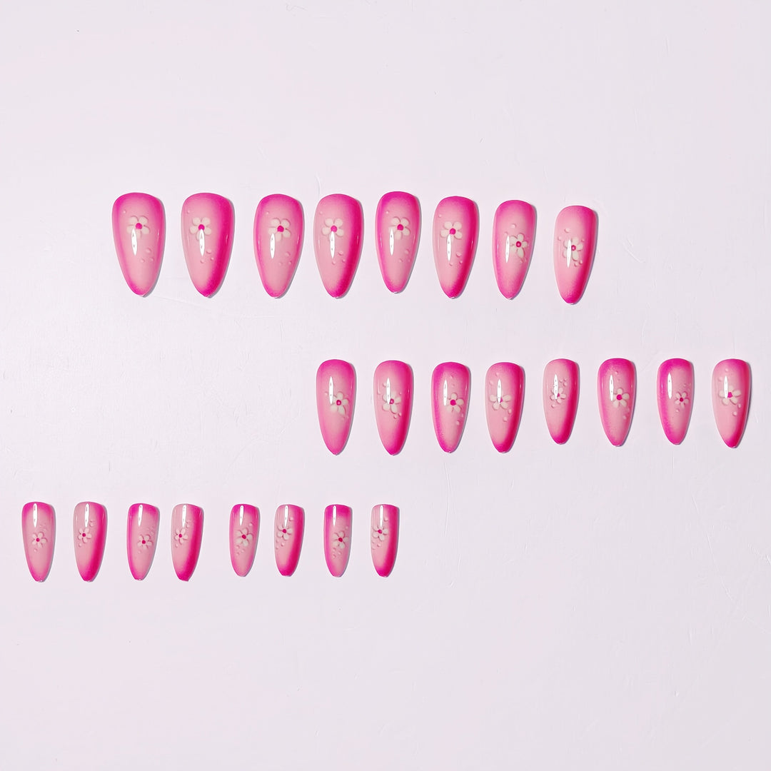 Floral Art Acrylic Nail Set Kalsten