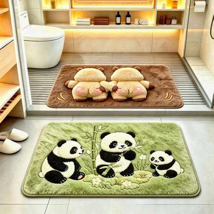 Cartoon Cat Decorative Rug for Interiors