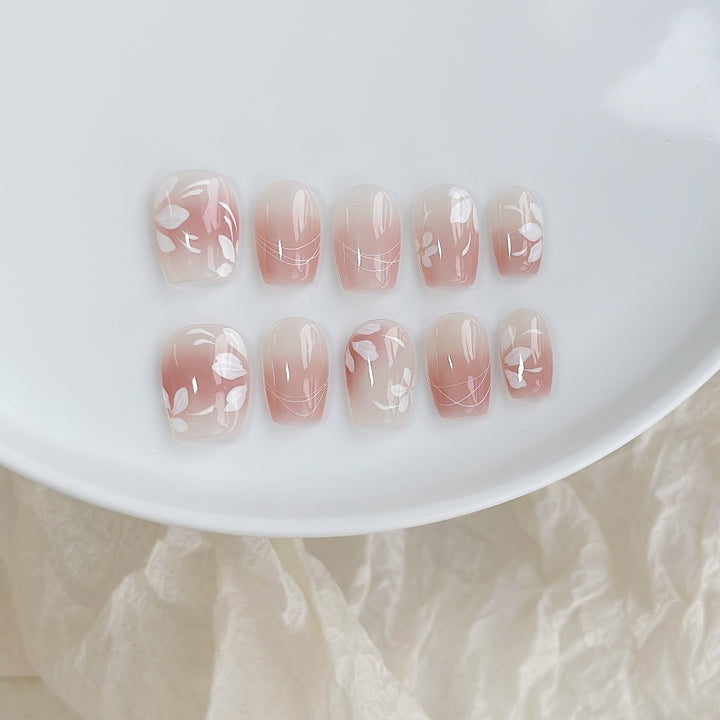 Artistic Floral Design Press-On Nails  1791773657