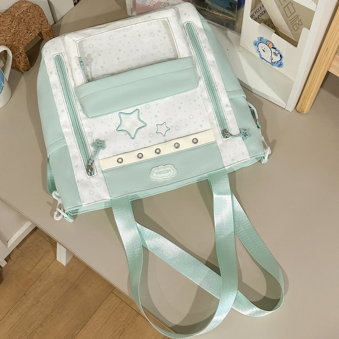 Transparent Pocket Backpack Kalsten