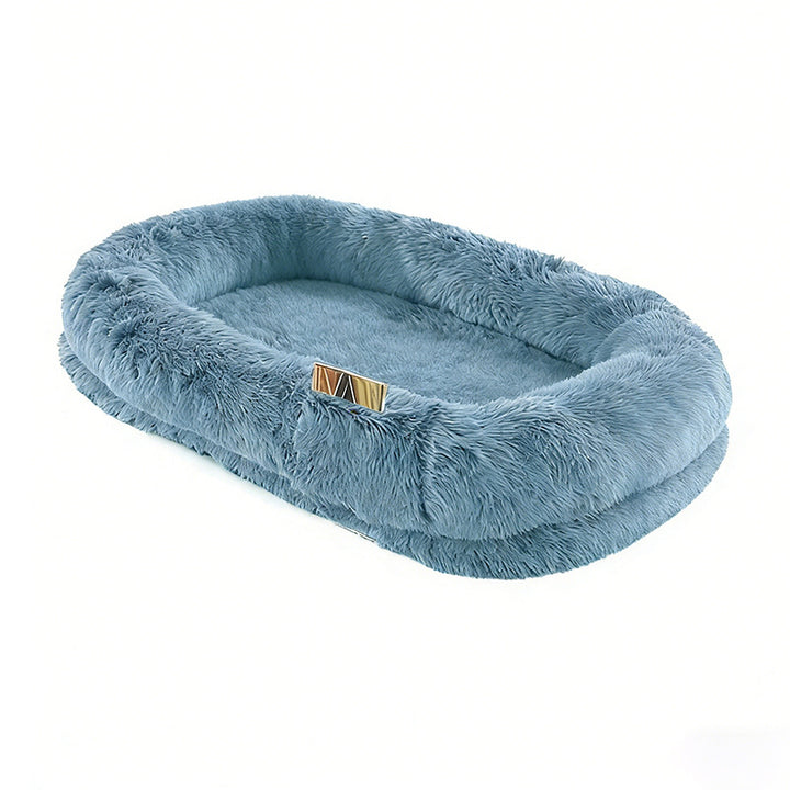 Plush Faux Fur Blanket   Dog Bed