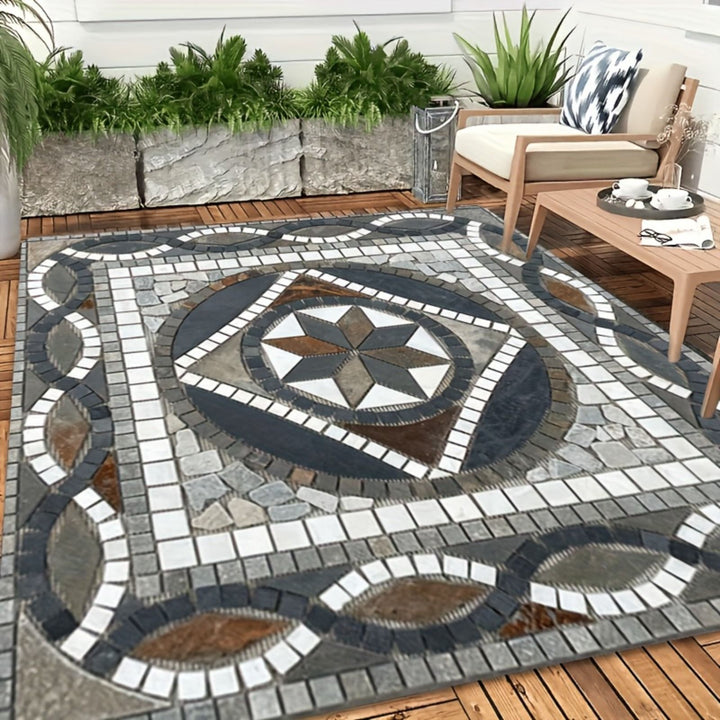 Elegant Geometric Area Rug