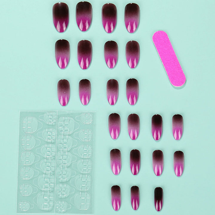 Artificial nails with modern ombre effect Kalsten