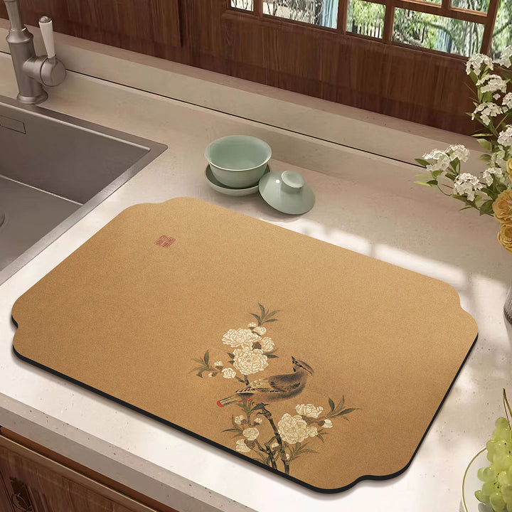 Floral Kitchen Comfort Mat