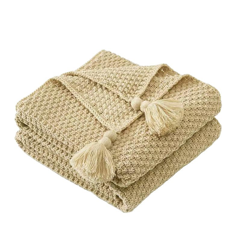 Cozy Woven Throw Blanket Kalsten