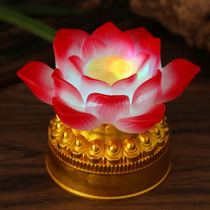 LED Lotus Flower Table Lamp